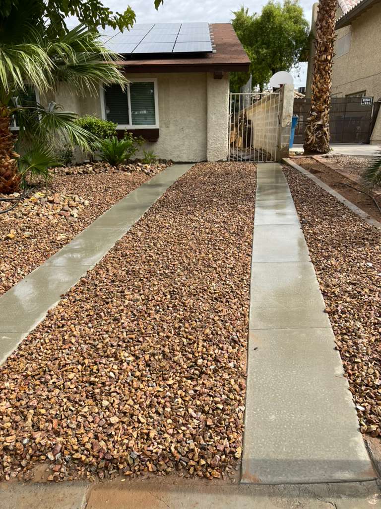 Residential flatwork, mid-finish