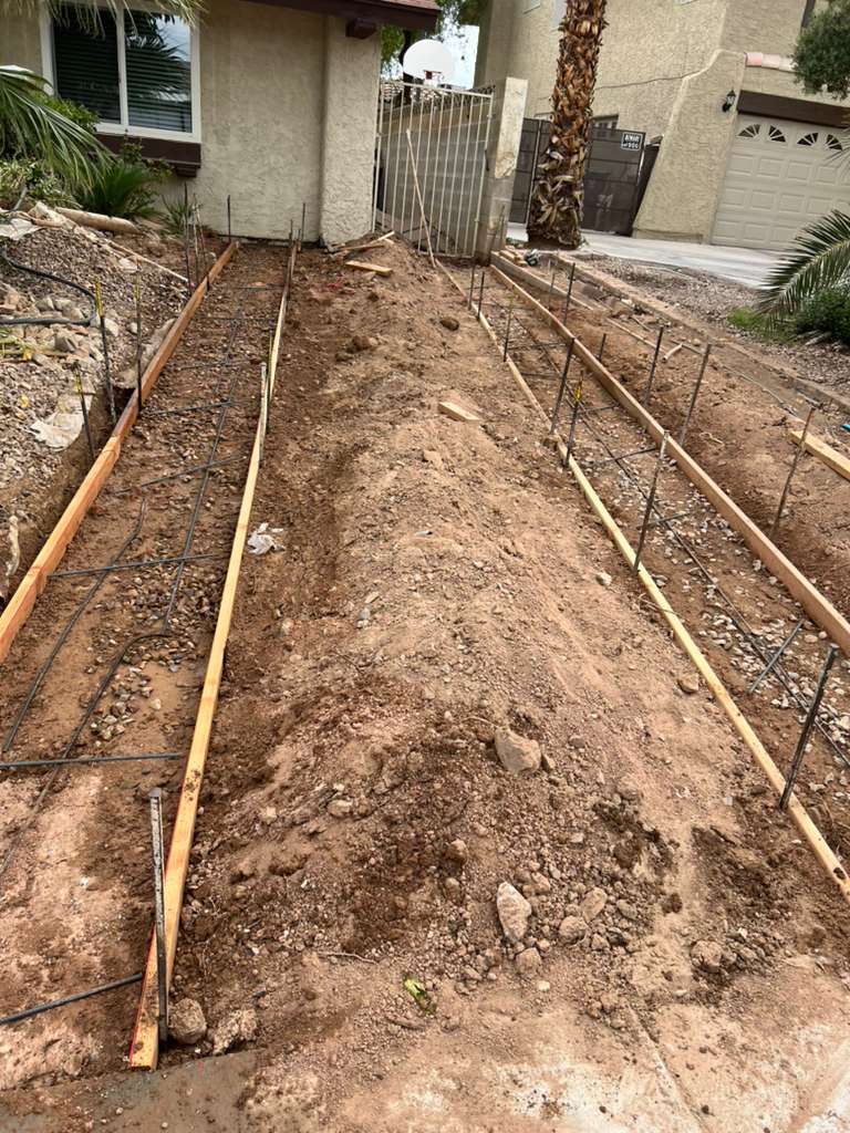 Residential slab detail, clean edge